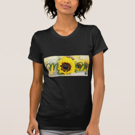 Sonnenblume-Mama T-Shirt