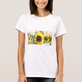 Sonnenblume-Mama T-Shirt