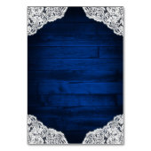 Sonnenblume Mason Jar Blue Wood Wedding Karten (Rückseite)