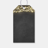 Sonnenblume Mason Jar Chalkboard Brautparty Geschenkanhänger (Rückseite)