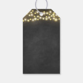 Sonnenblume Mason Jar Chalkboard Hochzeit Vielen D Geschenkanhänger (Rückseite)