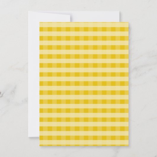 Sonnenblume Mason Jar Rustikales Brautparty Einladung (Rückseite)