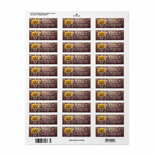 Sonnenblume Mason Jar String Lights Rustikale Hoch (Vorne)