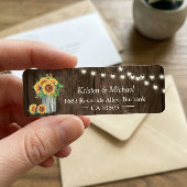 Sonnenblume Mason Jar String Lights Rustikales Hol