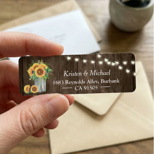 Sonnenblume Mason Jar String Lights Rustikales Hol