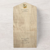 Sonnenblume Mason Jar Wood All in One Wedite Einla All In One Einladung (Außenbereich)