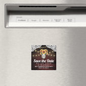 Sonnenblume Mason Jar Wood Speichern Sie die Datum Magnet (In Situ (Geschirrspüler))