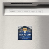 Sonnenblume Mason Jar Wood Speichern Sie die Datum Magnet (In Situ (Geschirrspüler))