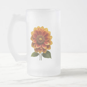Sonnenblume Mattierte Glass-Tasse - 16 oz Mattglas Bierglas
