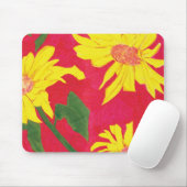 Sonnenblume-Mäusematte Mousepad (Mit Mouse)