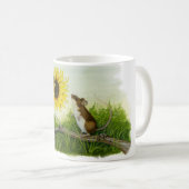 Sonnenblume-MäuseTasse Kaffeetasse (VorderseiteRechts)
