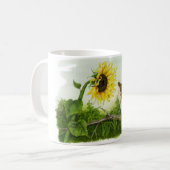 Sonnenblume-MäuseTasse Kaffeetasse (Vorderseite Links)