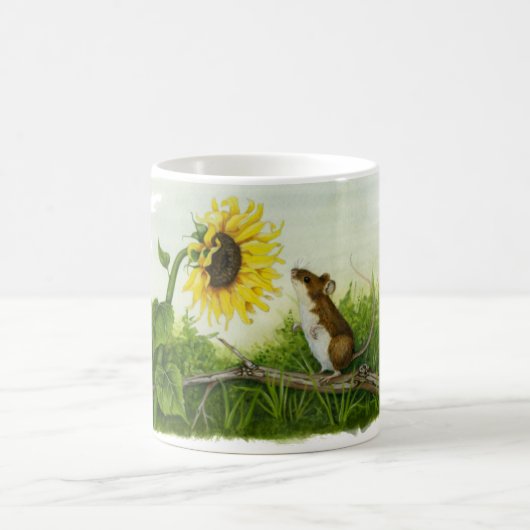 Sonnenblume-MäuseTasse Kaffeetasse (Mittel)