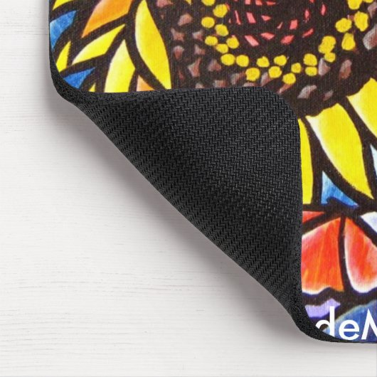 Sonnenblume-Mausunterlage Mousepad (Ecke)