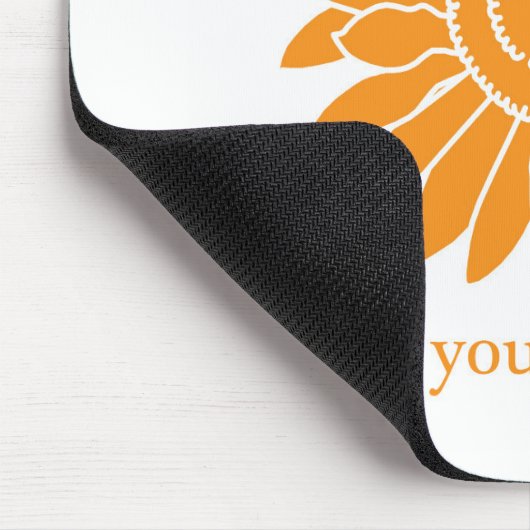Sonnenblume MAUSUNTERLAGE Mousepad (Ecke)