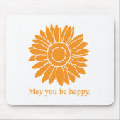 Sonnenblume MAUSUNTERLAGE Mousepad (Vorne)