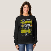 Sonnenblume mein erster Muttertag als Großmutter Sweatshirt (Vorne ganz)