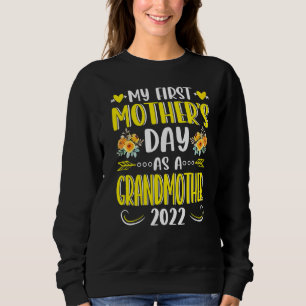 Sonnenblume mein erster Muttertag als Großmutter Sweatshirt