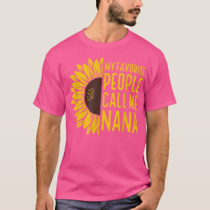 Sonnenblume Meine Lieblings-Leute nennen mich Nana T-Shirt