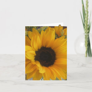 Sonnenblume-Melodie Notecard Karte