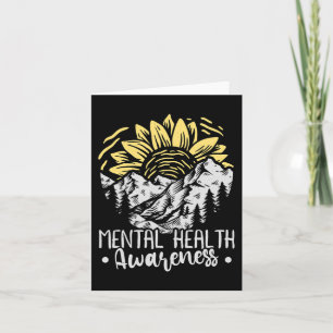 Sonnenblume Mental Health Awareness Month 2021 Karte