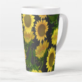 Sonnenblume Milchtasse (Rechte Ecke)