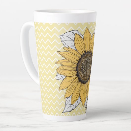"Sonnenblume" Milchtasse (Linke Ecke)