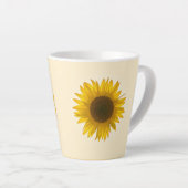Sonnenblume Milchtasse (Rechte Ecke)