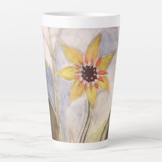 Sonnenblume Milchtasse (Vorderseite)