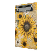 Sonnenblume Mini Klemmbrett (Gewinkelt2)