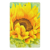 Sonnenblume Mini Klemmbrett (Rückseite)