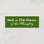 Sonnenblume-mini kundengerechte Karte (Rückseite)