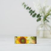 Sonnenblume-mini kundengerechte Karte (Stehend Vorderseite)