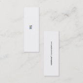 Sonnenblume Mini Visitenkarte (Vorne/Hinten)