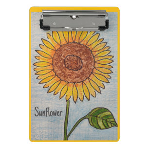 Sonnenblume Mini-Zwischenablage Mini Klemmbrett