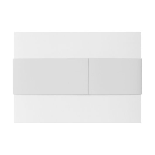 Sonnenblume Minimalistisch Elegante Hochzeit Einladungsbanderole (Rückseitenbeispiel)