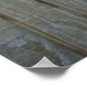 Sonnenblume mit Biene Poster (Ecke)