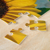 Sonnenblume mit Biene Puzzle (Seite)
