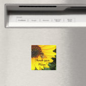 SONNENBLUME MIT BIENZEICHEN MAGNET (In Situ (Geschirrspüler))