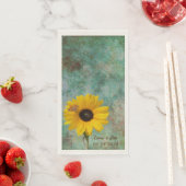 Sonnenblume mit Butterfly-Hochzeit Serviette (Beispiel)