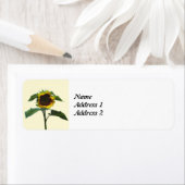 Sonnenblume mit fransiger Kante Save the Date (Insitu)