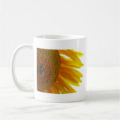 Sonnenblume mit Hummeln Kaffeetasse (Links)