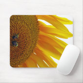 Sonnenblume mit Hummeln Mousepad (Mit Mouse)