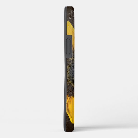 Sonnenblume mit Regentropfen auf Fenster Case-Mate iPhone Hülle (Rückseite / Rechts)