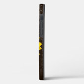 Sonnenblume mit Regentropfen auf Fenster Case-Mate iPhone Hülle (Rückseite / Links)