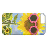 Sonnenblume mit Sonnenbrille Case-Mate iPhone Hülle (Rückseite (Horizontal))