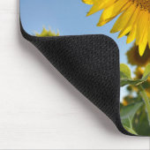 Sonnenblume mit Sonnenbrille Mousepad (Ecke)