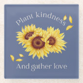 Sonnenblume mit Untersetzer (Vorderseite)