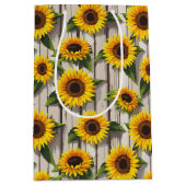 Sonnenblume Mittlere Geschenktüte (Vorderseite)