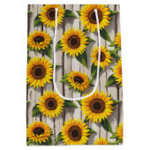 Sonnenblume Mittlere Geschenktüte (Rückseite)